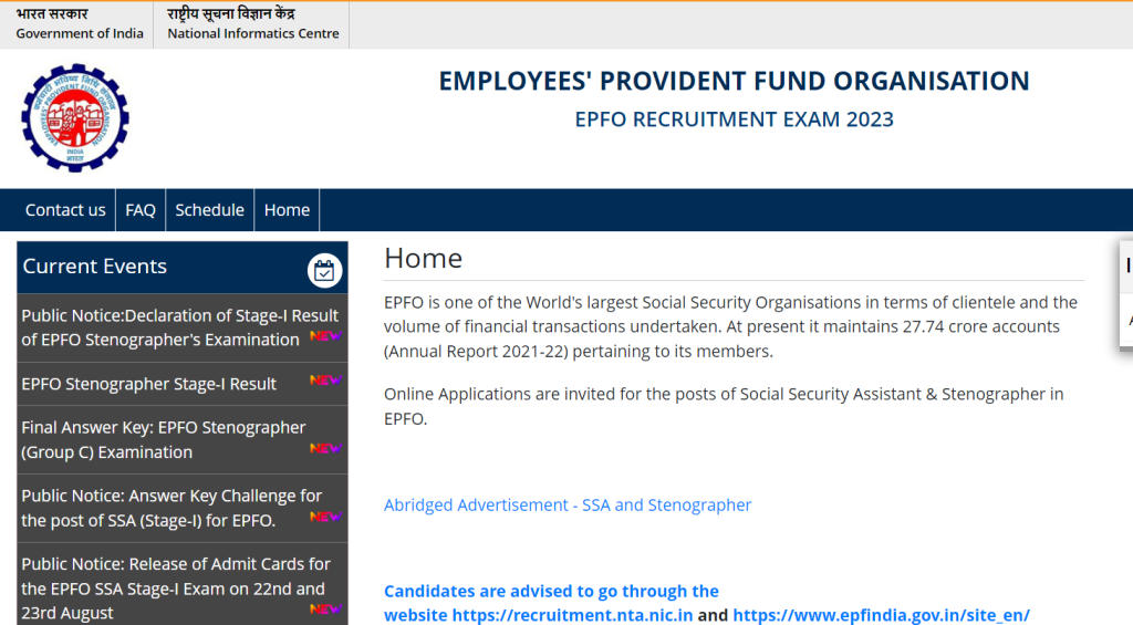 EPFO Steno Result 2023 Download-1