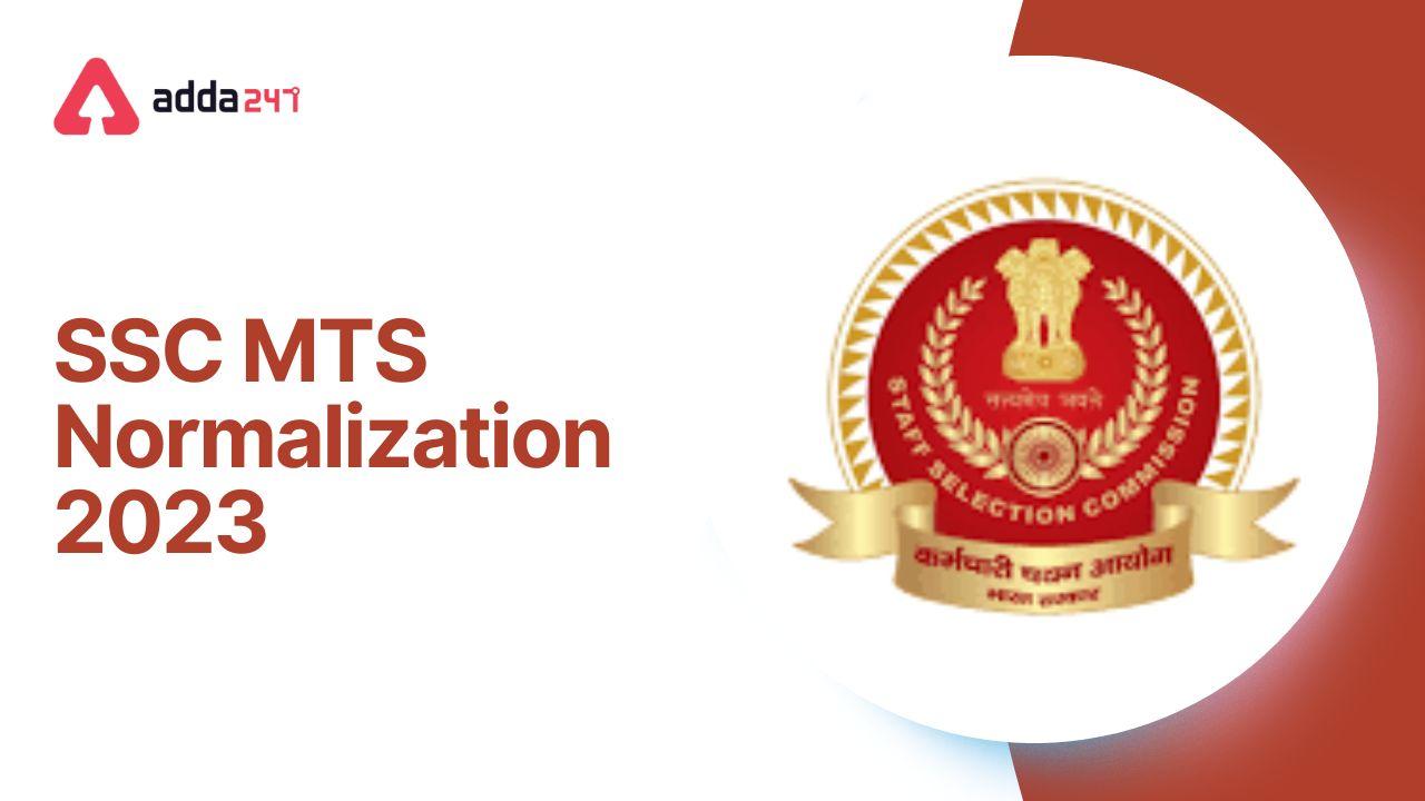 SSC MTS Normalization 2023