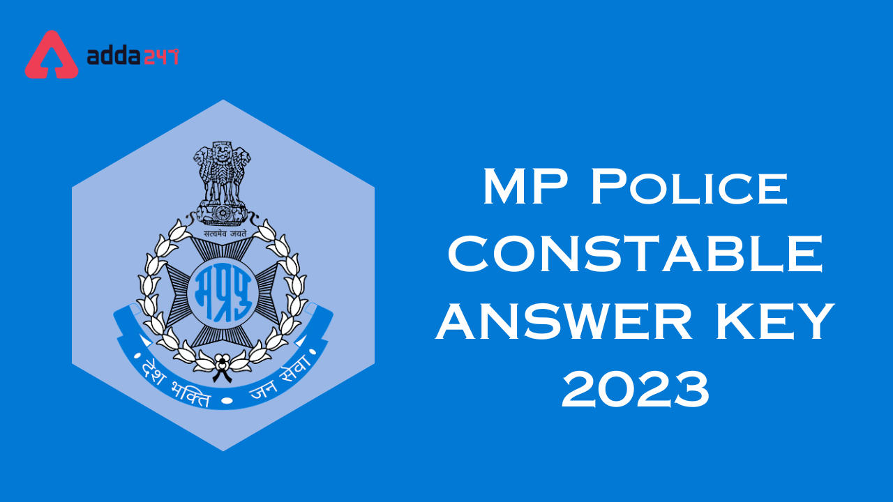 MP Police Constable Answer Key 2023