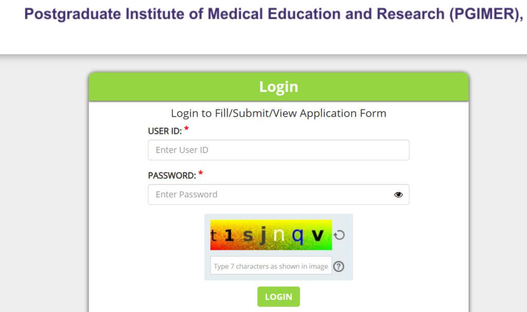 PGIMER Chandigarh Admit Card 2023 Download