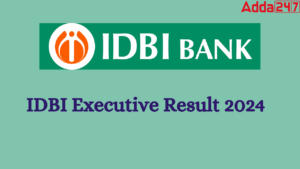 IDBI Executive Result 2024