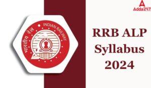 RRB ALP Syllabus 2024