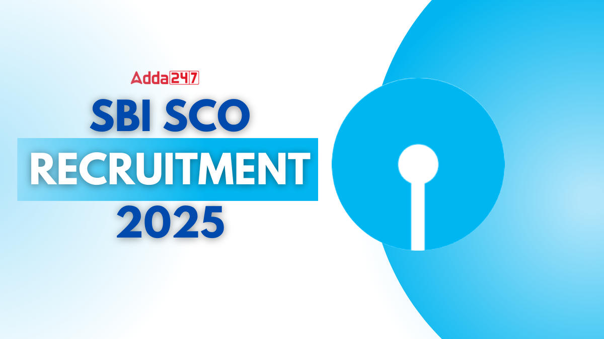 SBI SCO Recruitment 2025