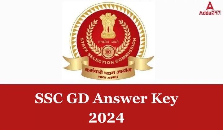 SSC GD Answer Key 2024