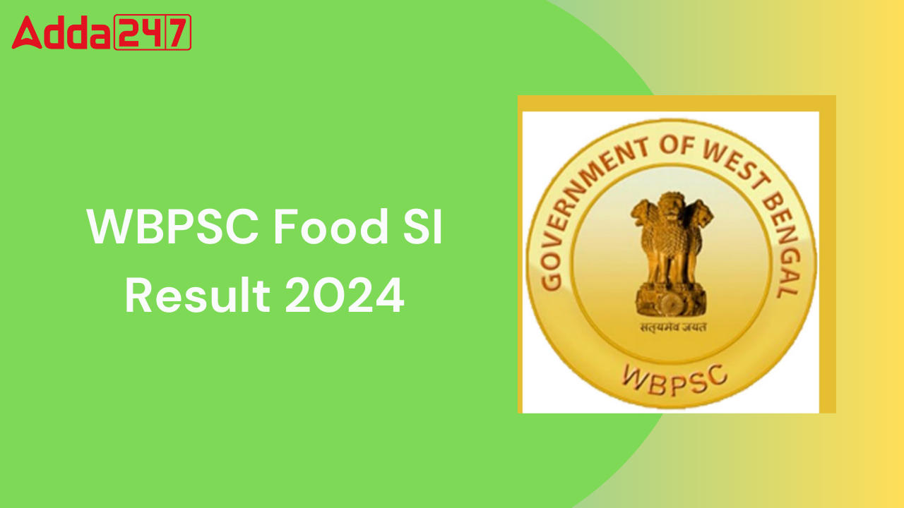 WBPSC Food SI Result 2024