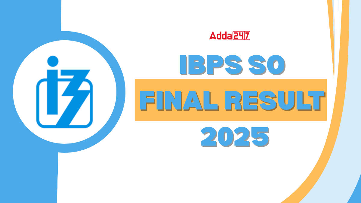 IBPS SO Final Result 2025