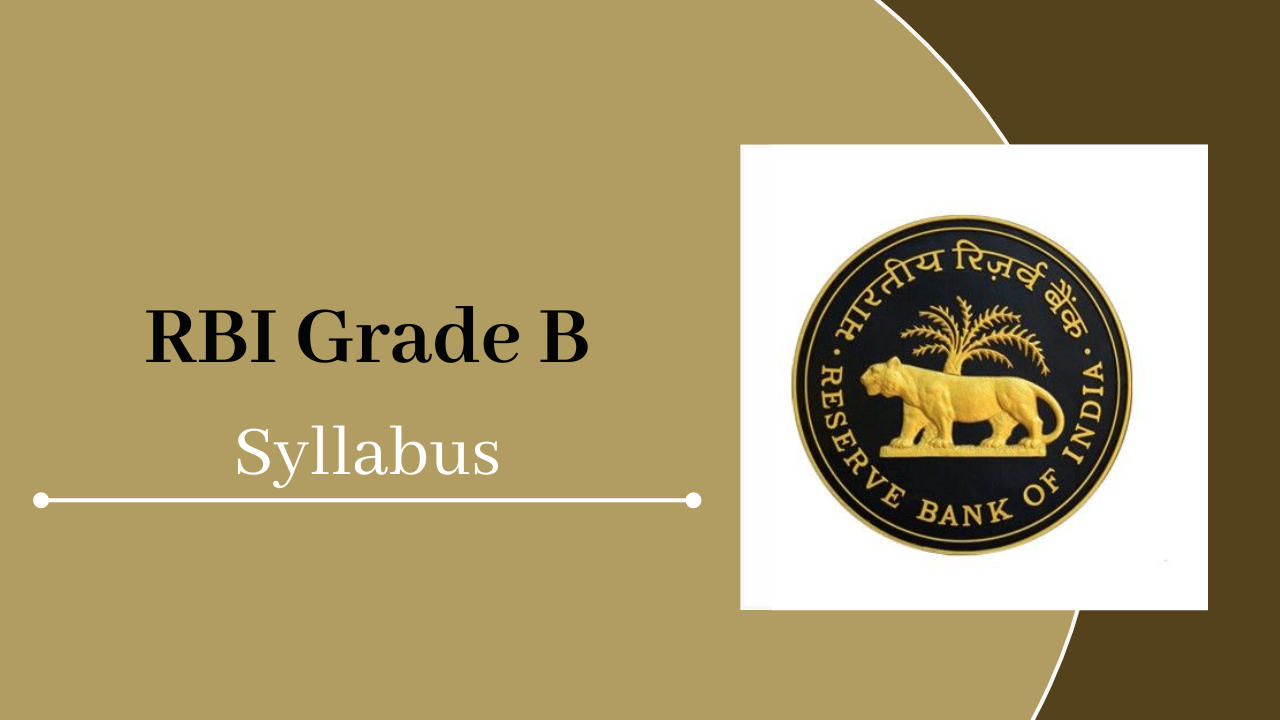 RBI Grade B Syllabus