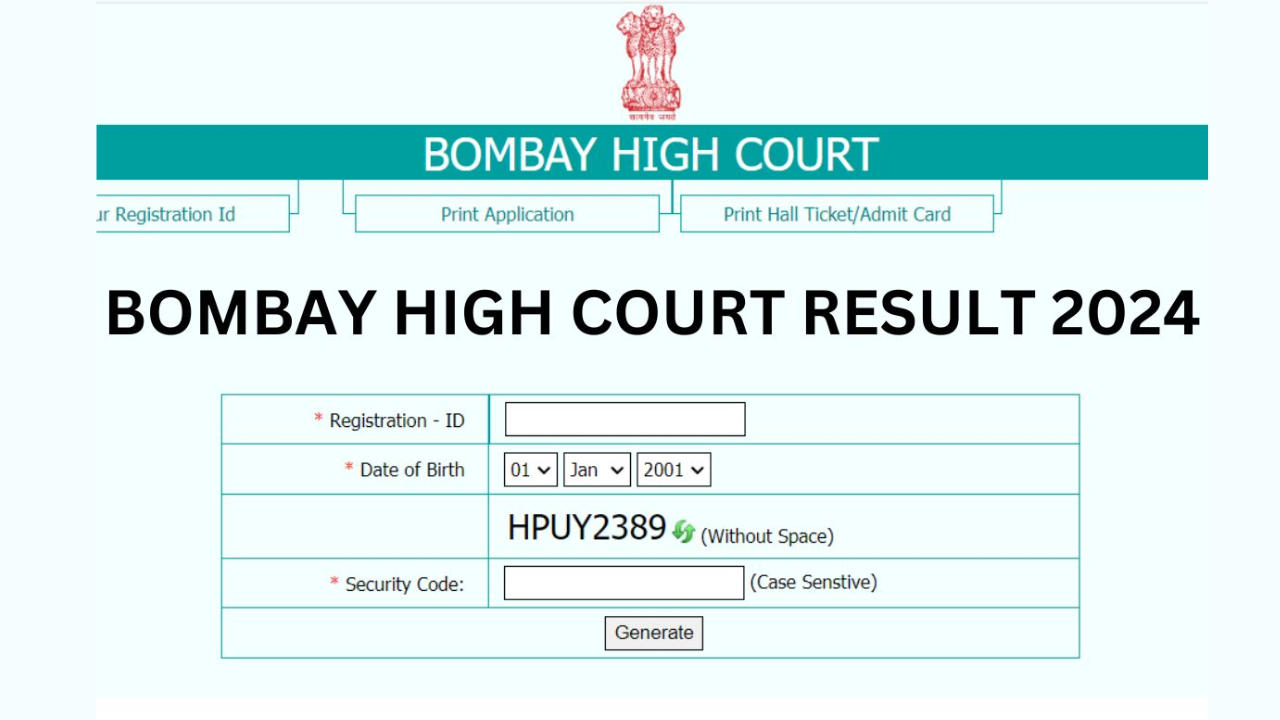 Bombay High Court Result 2024