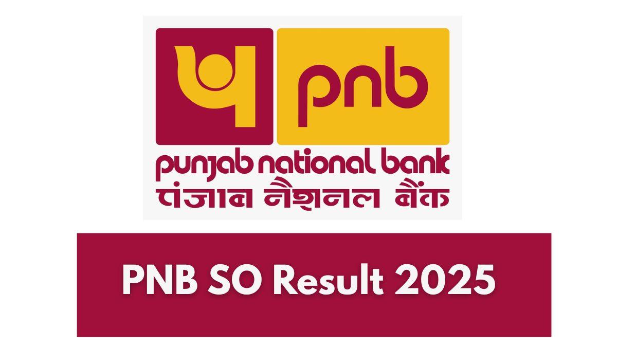 PNB SO Result 2025