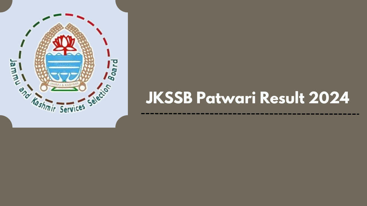 JKSSB Patwari Result 2024