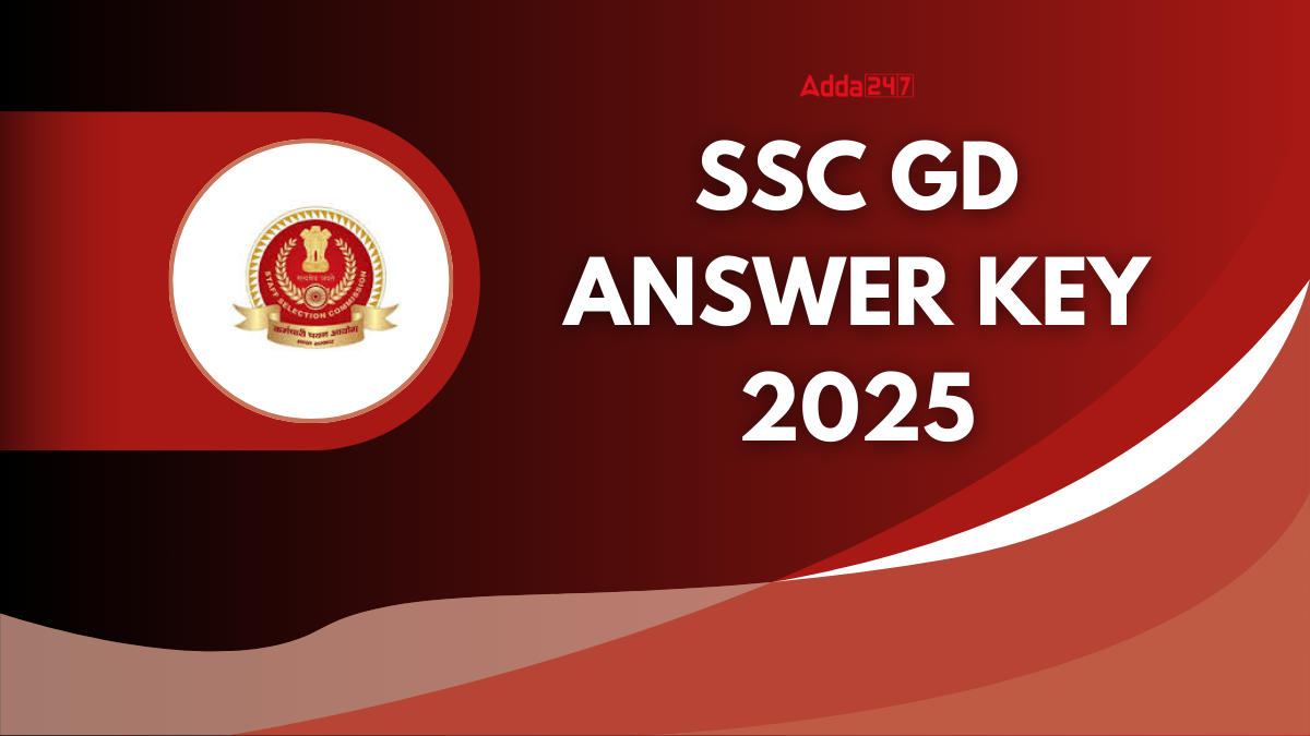 SSC GD Answer Key 2025