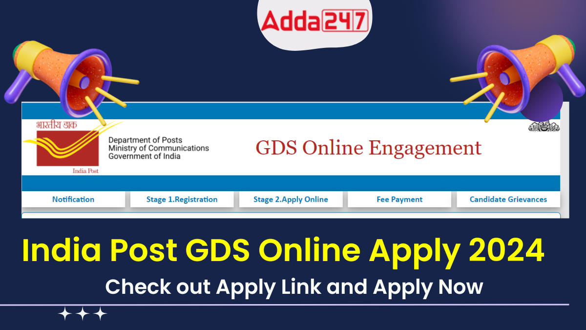 India Post GDS Apply Online 2024