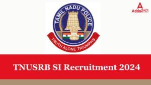 TNUSRB SI Recruitment 2024