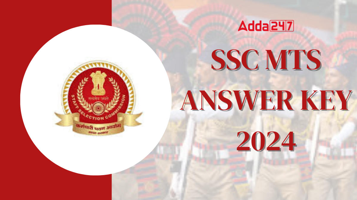 SSC MTS Answer Key 2024