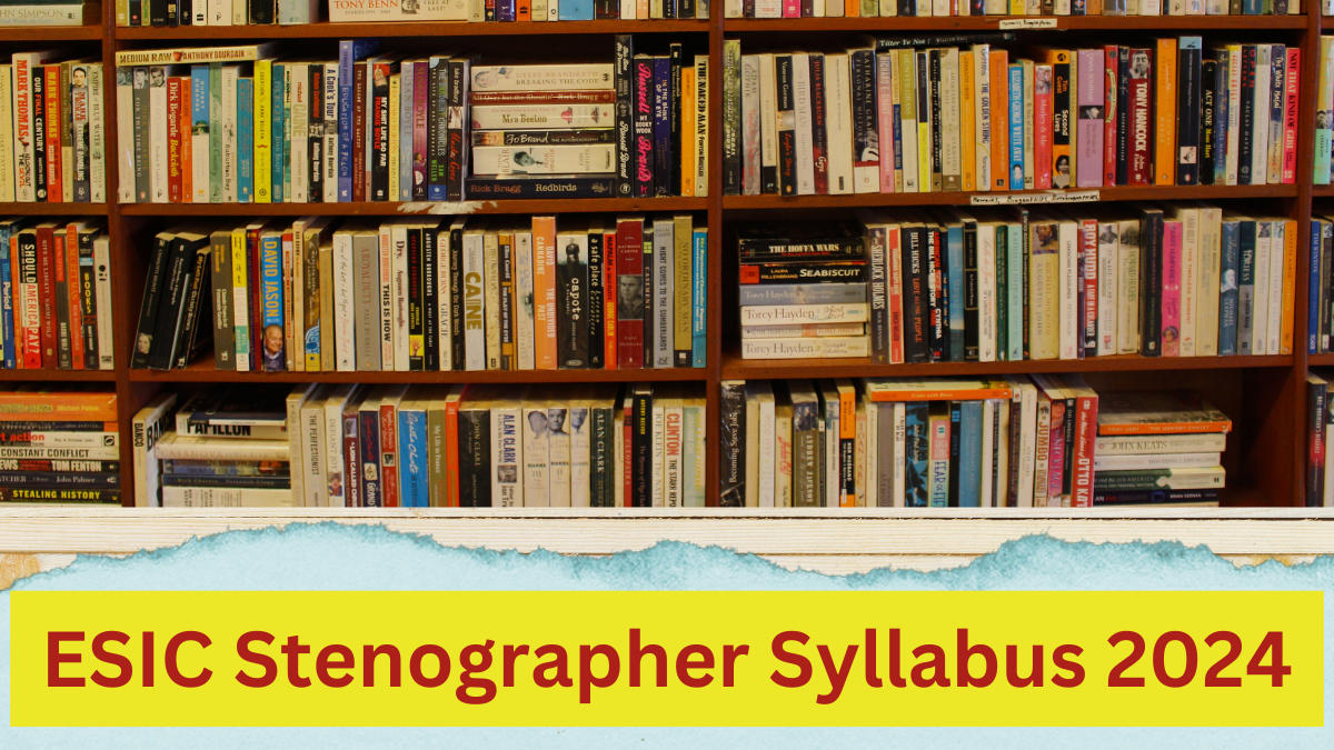 ESIC Stenographer Syllabus