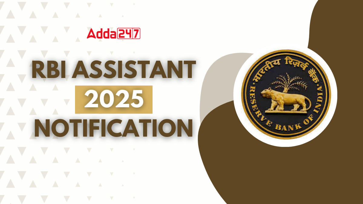 RBI Assistant 2025 Notification