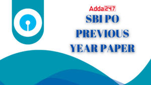 SBI PO Previous Year Question Paper