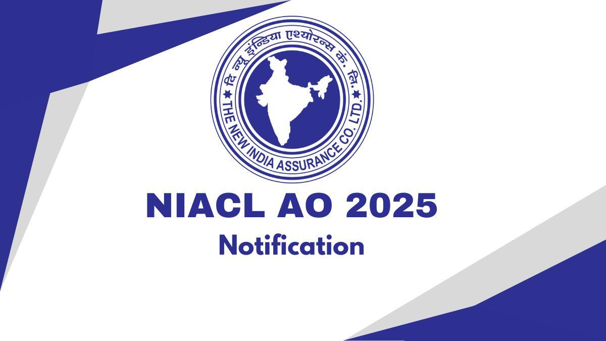 NIACL AO Recruitment 2025