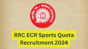 RRC ECR Sports Quota Recruitment 2024