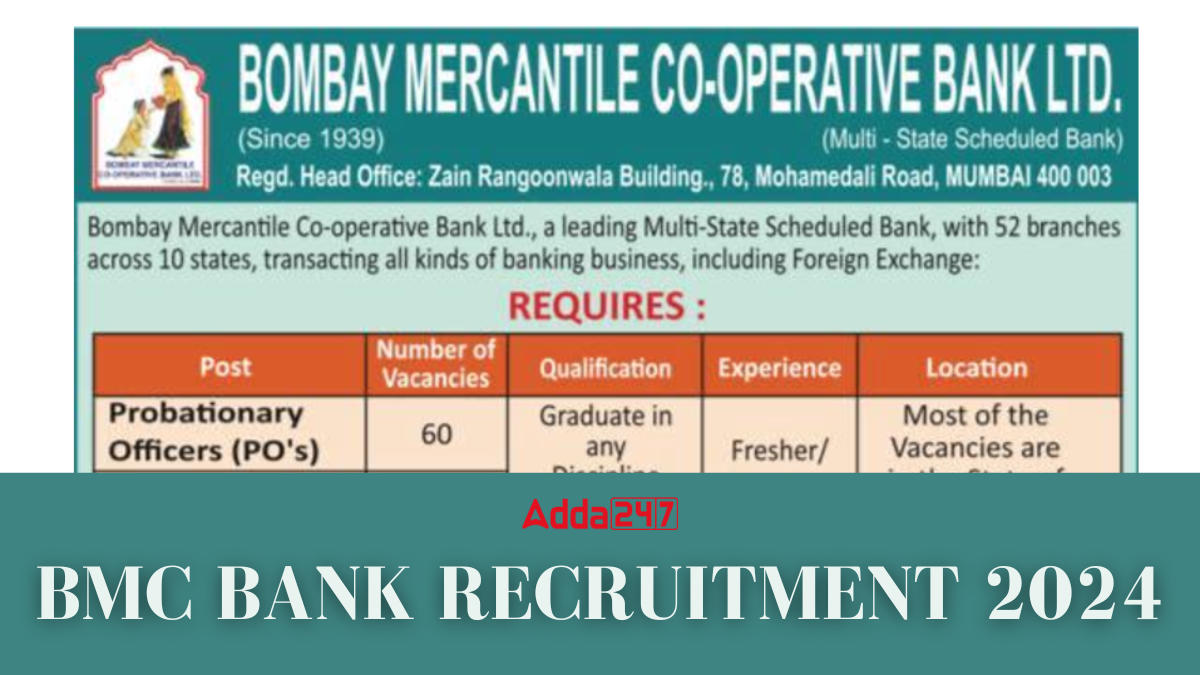 BMC Bank Recruitment 2024