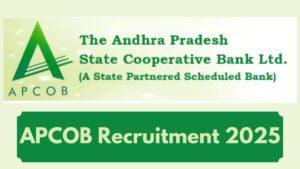 APCOB Recruitment 2025