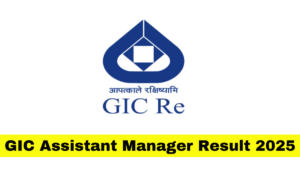 GIC Assistant Manager Result 2025