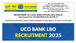 UCO Bank LBO Recruitment 2025