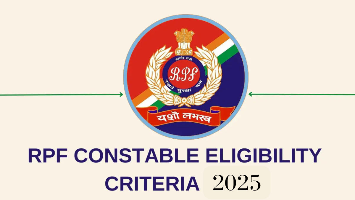 RPF Constable Eligibility Criteria