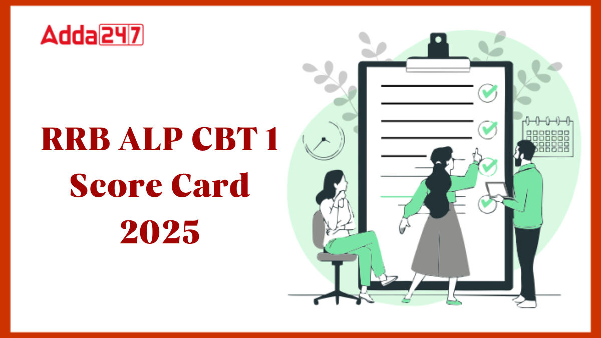 RRB ALP CBT 1 Score Card 2025