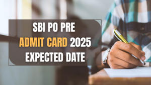 SBI PO Pre Admit Card 2025