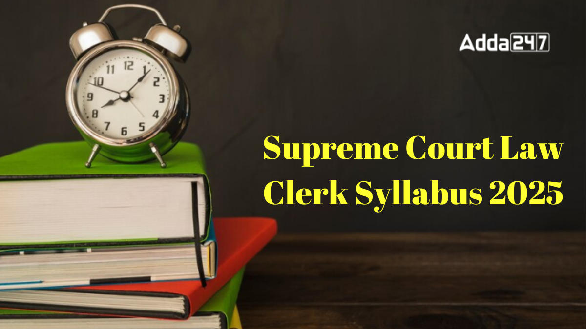 Supreme Court Law Clerk Syllabus 2025