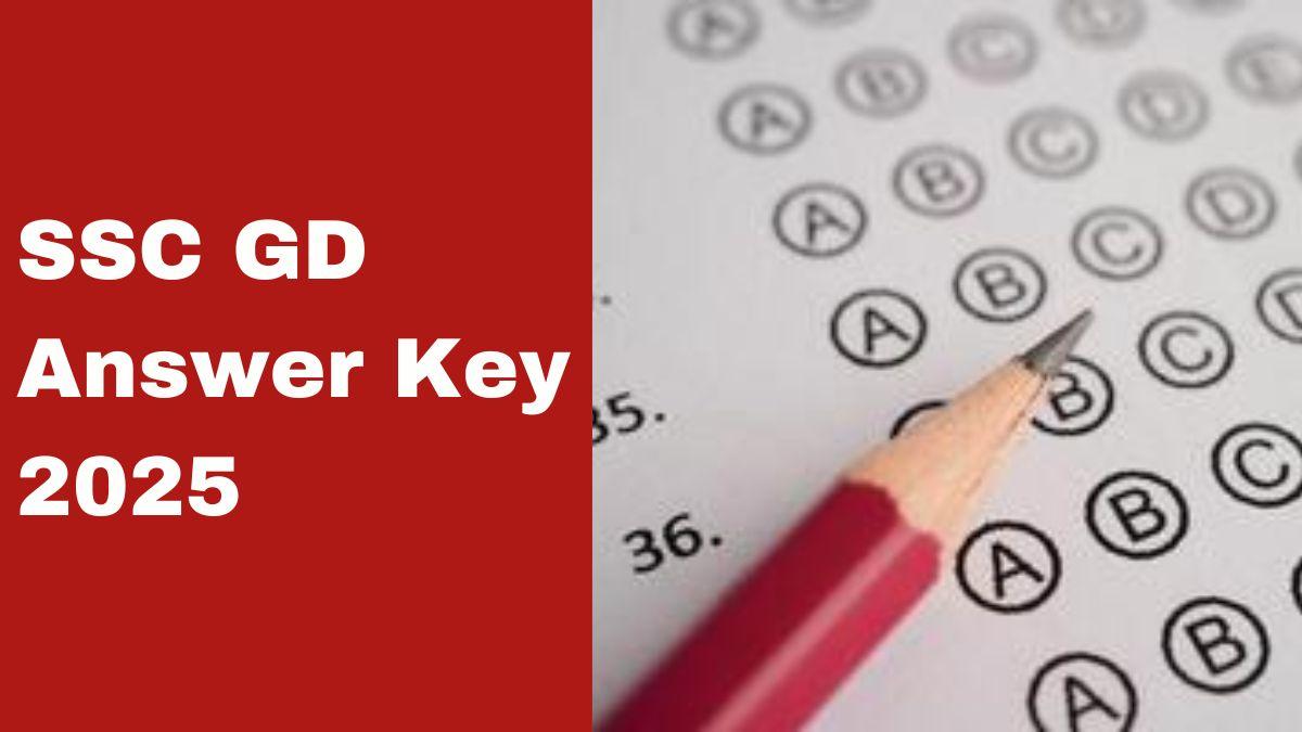 SSC GD Answer Key 2025