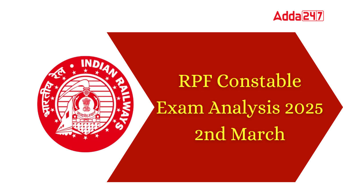 RPF Constable Exam Analysis 2025