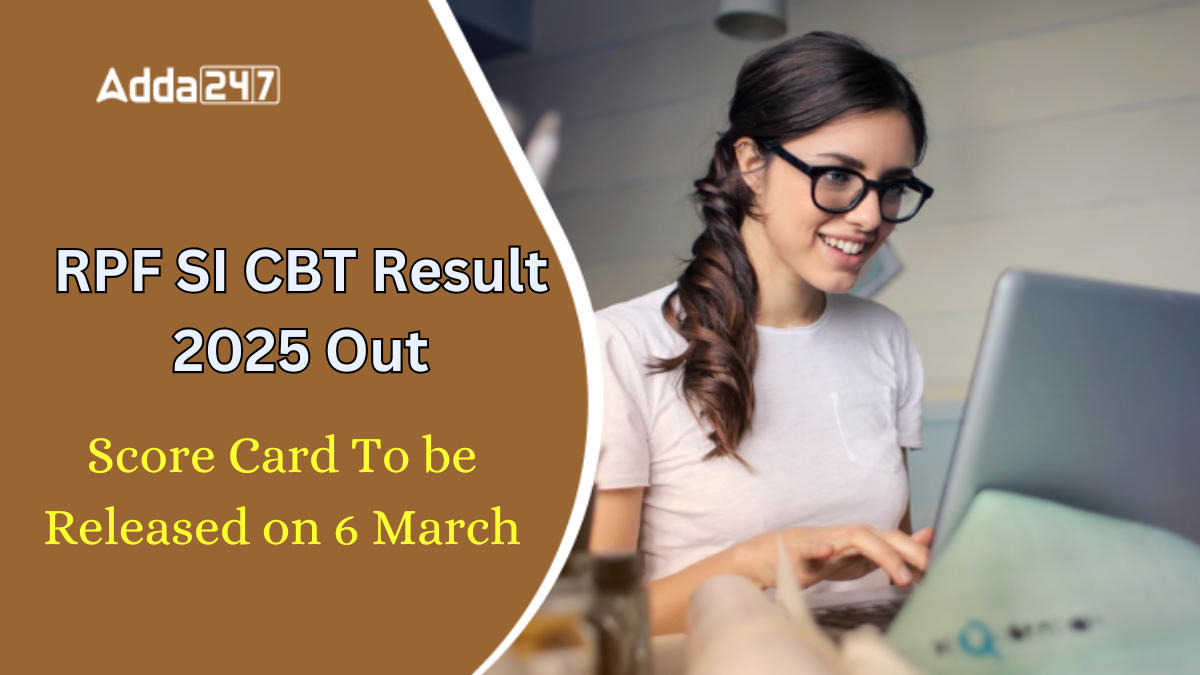 RPF SI CBT Score Card 2025