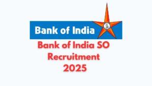 Bank of India Exam Date 2025