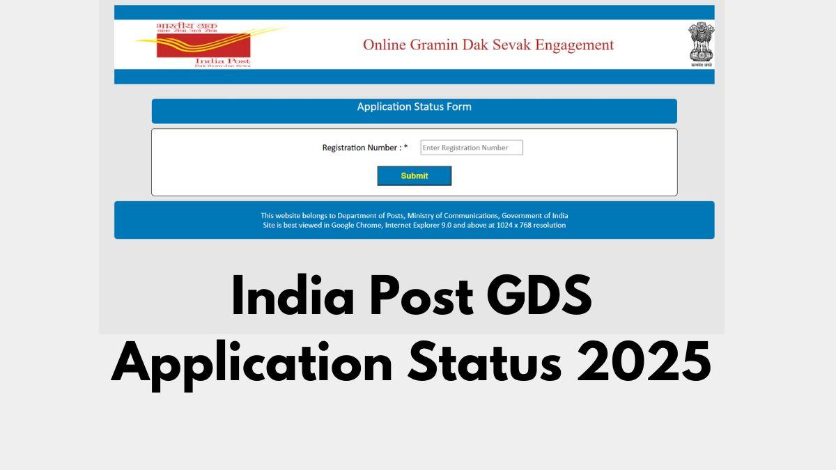 India Post GDS Application Status 2025 (2)