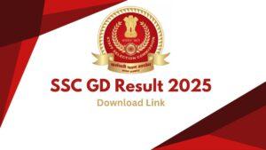 SSC GD Result 2025, Constable Result