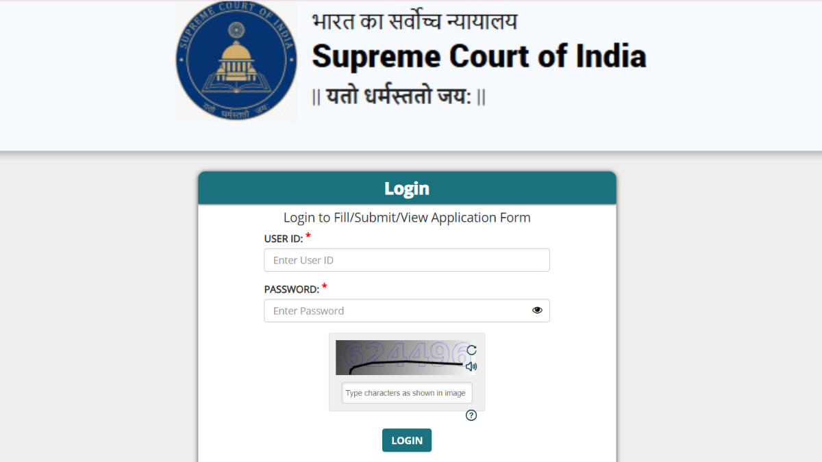 Supreme Court JCA Descriptive Test Admit Card 2025