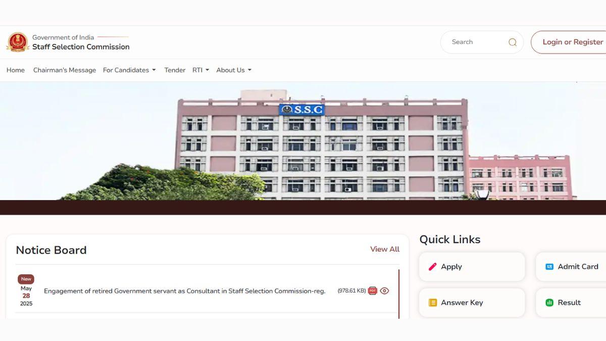 SSC Selection Post Phase 13 Notification 2025 Out