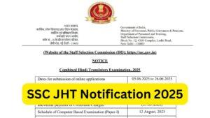 SSC JHT Notification 2025 (1)