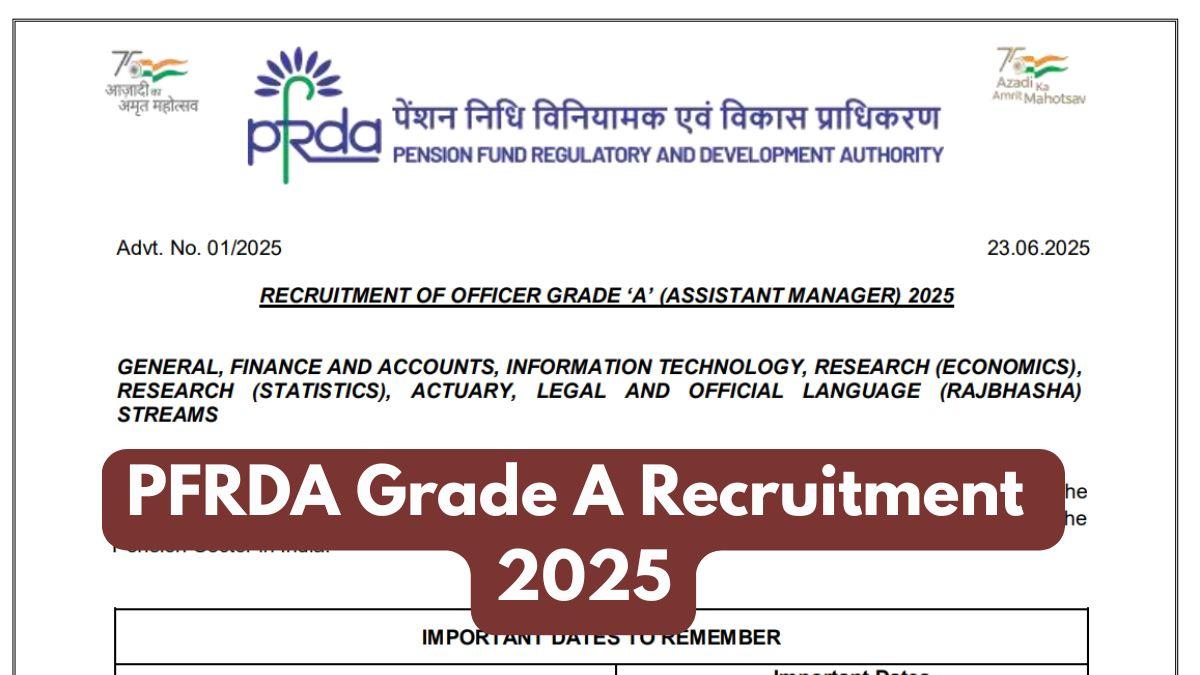 PRDA Grade A Recruitment 2025