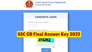 SSC GD Final Answer Key 2025