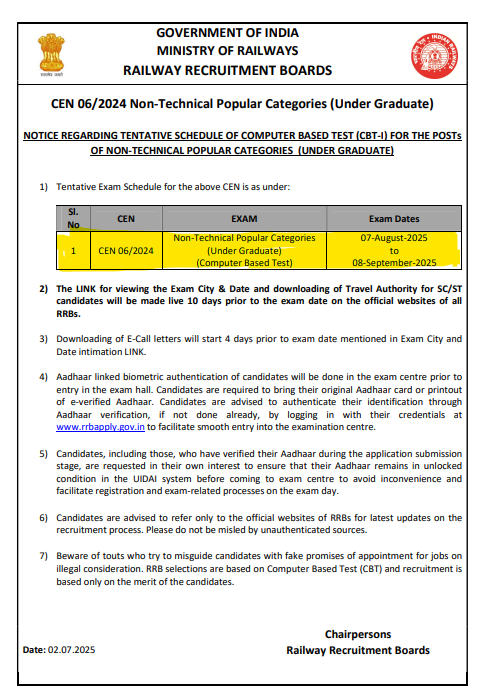 Exam Date