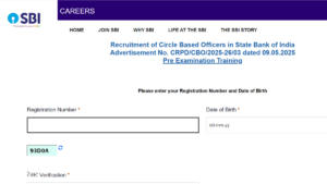 SBI CBO Admit Card 2025