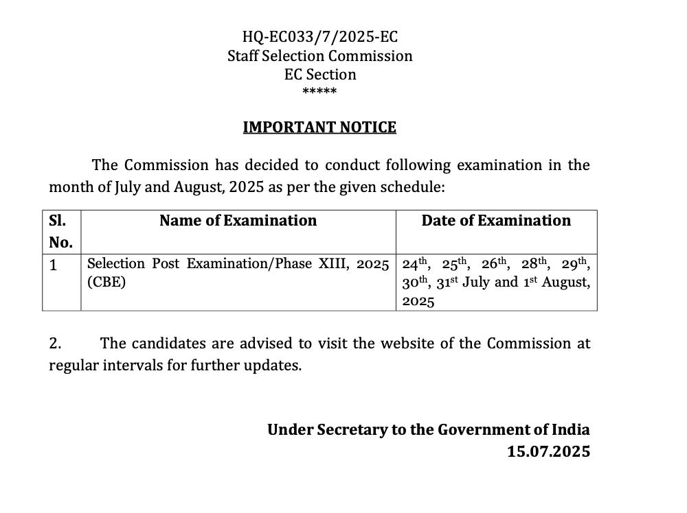 Exam Date