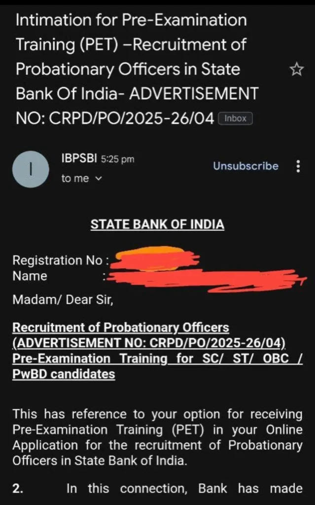 Admit Cards