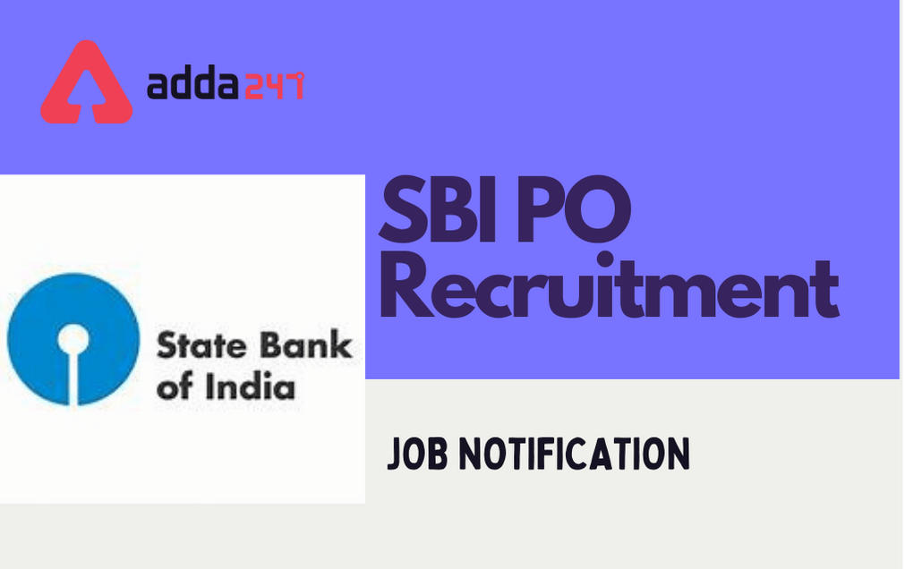 SBI PO Notification