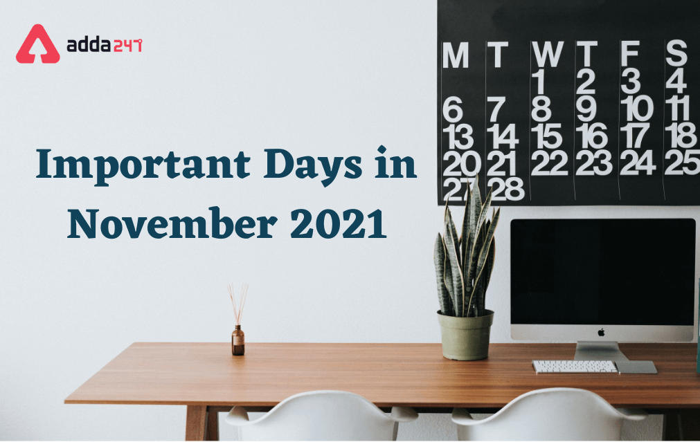 Important Days In November 2021
