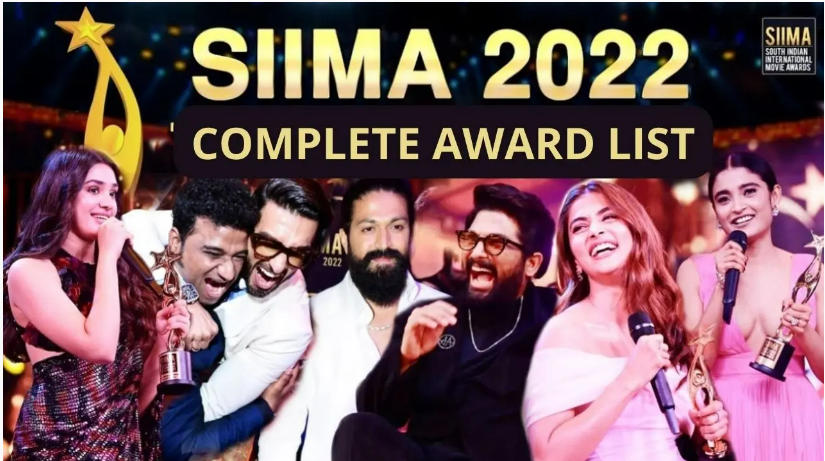SIIMA Awards 2022: Check the complete list of winners