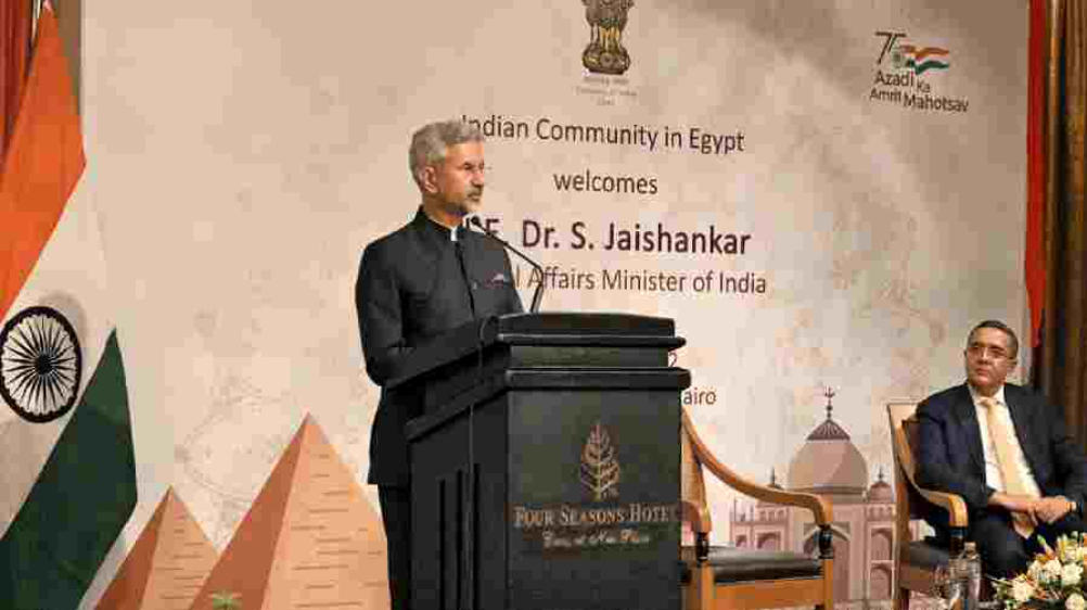 EAM S Jaishankar Visits Egypt on 2-day Official Arrival